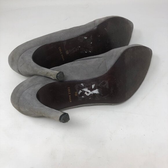 Cole Haan Grand OS suede slip on heels booties 9b - Picture 9 of 11